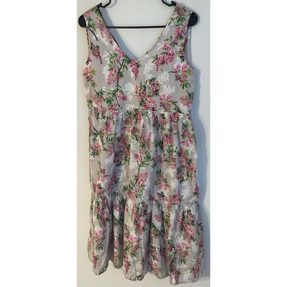 💖 LAZYBONES Floral V Neck Sleeveless Mini Dress SMALL - Picture 1 of 8
